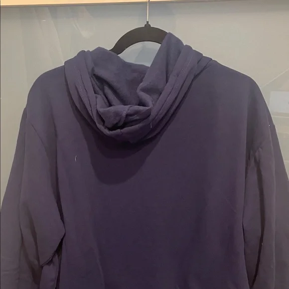 Peanuts Dark Blue Hoodie with Snoopy Basketball Design, XL, EUC - Picture 8 of 11